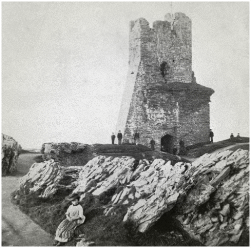 Animated stereoscopic photograph of Aberystwyth Castle. © Crown Copyright RCAHMW.